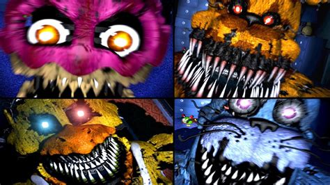 All Jumpscares Five Nights At Freddys 1 2 3 4 Fnaf Fnaf 2 Fnaf 3