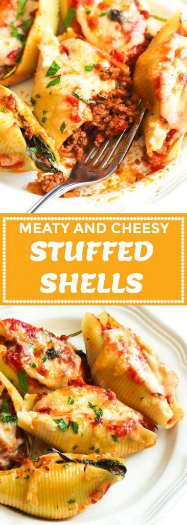 Stuffed Shells With Meat Immaculate Bites