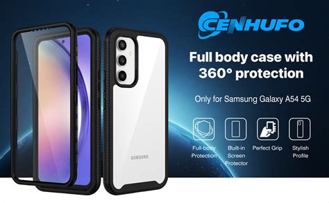 Cenhufo For Samsung Galaxy A G Case Shockproof Cover With Built In