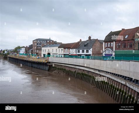 The River Nene At Wisbech North Brink Cambridgeshire Uk Stock Photo Alamy