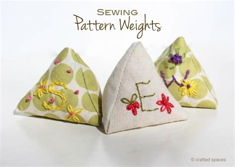 Crafted Spaces: Sewing Pattern Weights