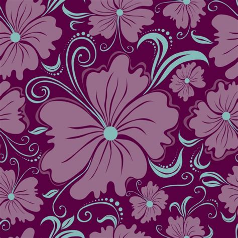 Seamless Dark Floral Pattern Stock Vector Olgadrozd