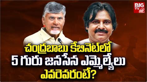 Janasena Ministers Candidates List జనసన నడ కబయ మతరల వళళ