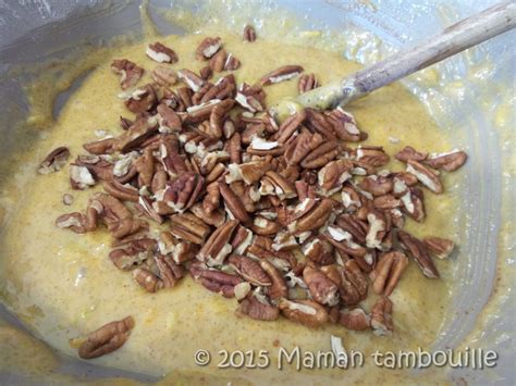 Cake au potimarron et noix de pécan Maman Tambouille