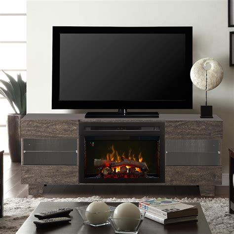 Dimplex Multi Fire Xd Max 62 Inch Electric Fireplace Media Console Realogs Elm Brown