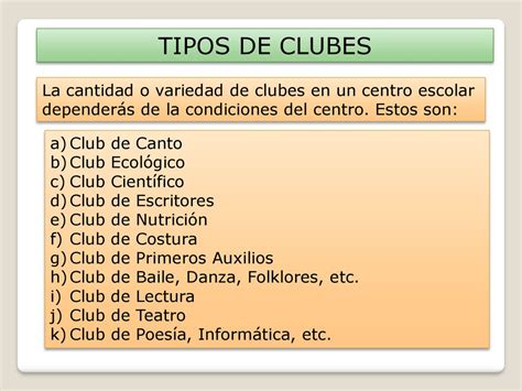 Total 35 Imagen Tipos De Club Abzlocal Mx