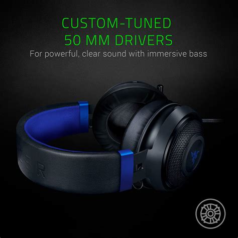 Razer Kraken Console Gaming Headset Black Rz04 02830500 R3m1 Headset Advanti