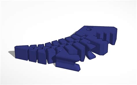 3d Design Custom Flexi Rex Tinkercad