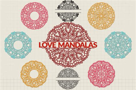 Love Mandalas SVG Cut Files Pack By Craft N Cuts TheHungryJPEG