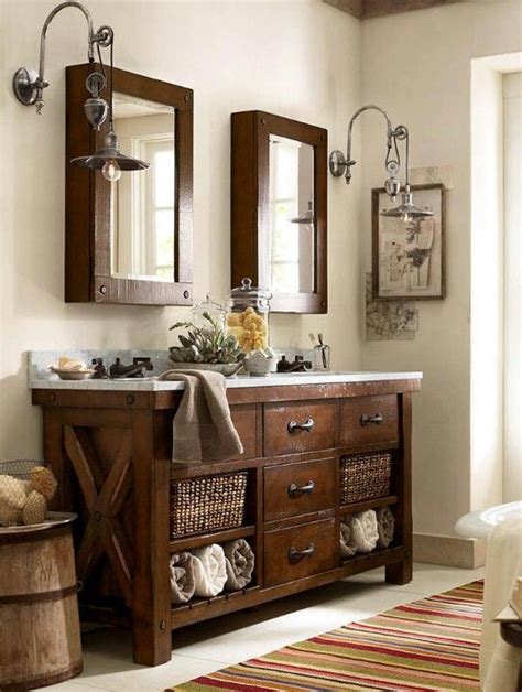 45 Trendy And Chic Industrial Bathroom Vanity Ideas - DigsDigs