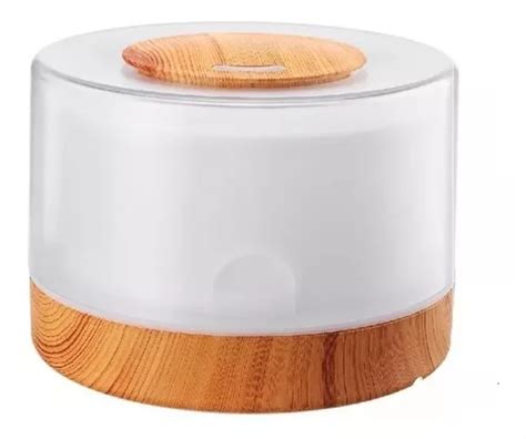 Purificador Humidificador Ambientes Luz Led Ml Bamboo