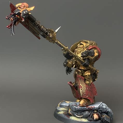 Warhammer 40k Achillus Dreadnought Adeptus Custodes Presale Painted Gallery Army Ebay