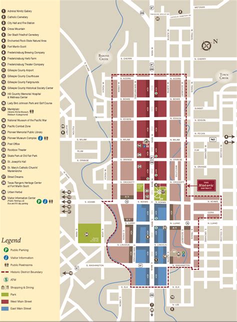 Fredericksburg Area Map