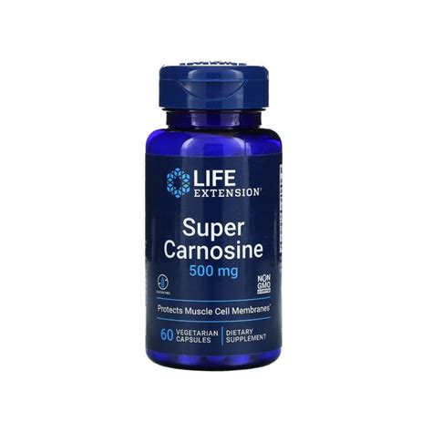 Life Extension Super Carnosine 500mg 60 CÁpsulas Farmàcia Pasteur