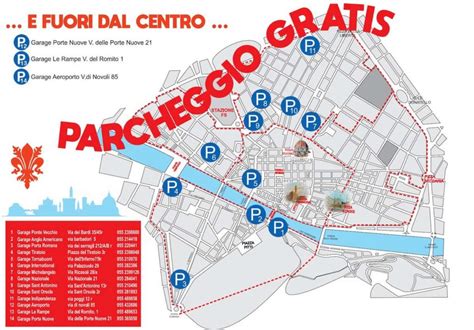 Parcheggio Gratis Nel Centro Di Firenze La Mappa Dei Garage Nella Ztl