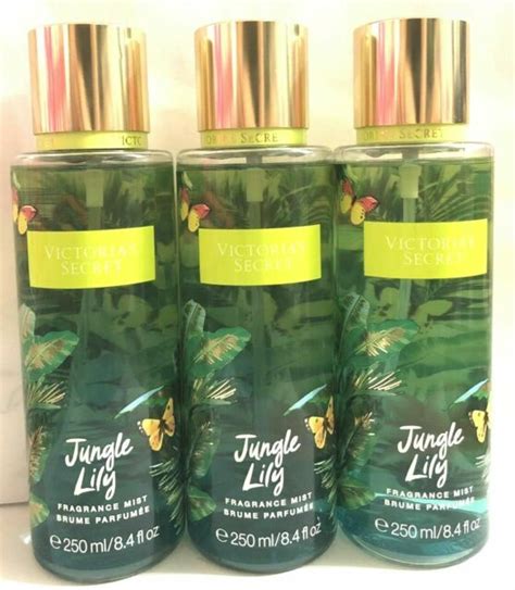 3 New Victorias Secret Jungle Lily Fragrance Body Mists 8 4 Oz Limited