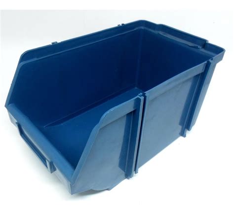 Caixa Bin Organizadora Pl Stica N Azul Caixa P S