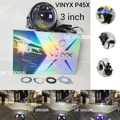 Jual Lampu Utama Projie Projector Biled Vinyx P X Blue Lens Sinar