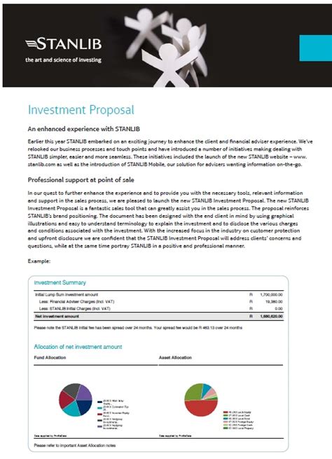 Free Sample Investment Proposal Templates Printable Samples