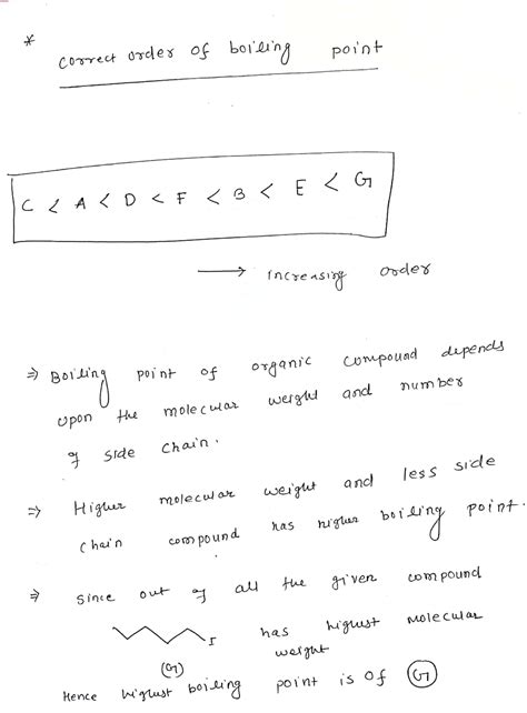 [Solved] 1. Physical properties of haloalkanes (a) Rank the following ...