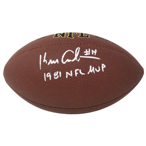 Ken Anderson Signed Wilson Super Grip Full Size NFL Football Inscribed ...