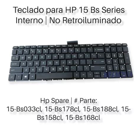 Teclado Nuevo Para Laptop Hp 15 Bs Series MercadoLibre