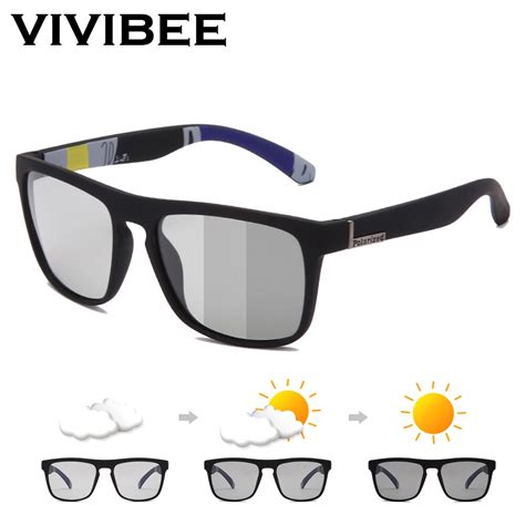 VIVIBEE Gafas De Sol Fotocrom Ticas Para Hombre Lentes De Conducci N