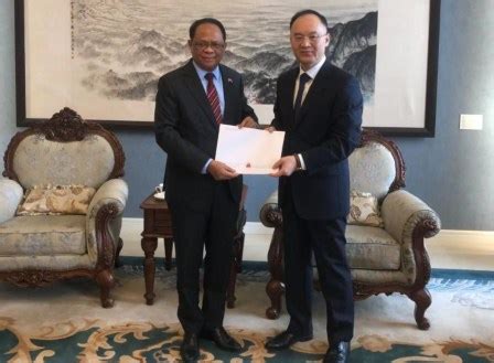 Chinese Assistant Foreign Minister Meets With Ambassador Of Timor Leste