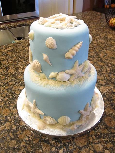 Beach themed Bridal Shower Cake - Decorated Cake by - CakesDecor