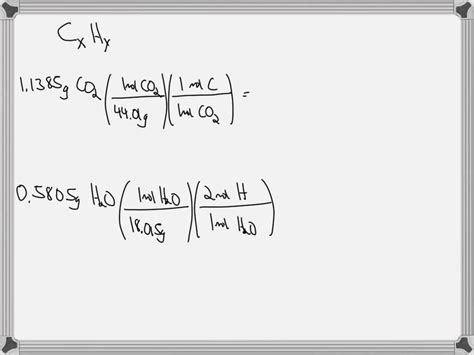 Solved Combustion Analysis Of An Unknown Compound Containing Only