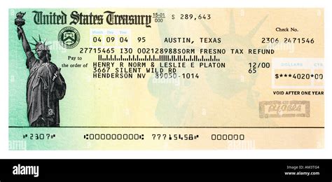 United States Treasury Tax Refund Check Hot Sex Picture