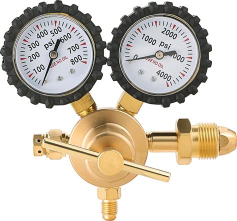 Dasbet Nitrogen Gas Regulator With Double Gauges Psi Delivery