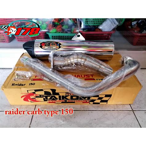 Taikom Chicken Apido Pipe Raider 150 Chrome Tailand 100 Orig Shopee