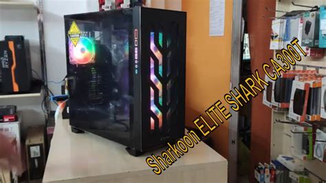 Sharkoon Elite Shark Ca T Atx Midi Tower Uboxing E Commenti Youtube