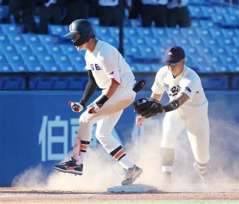 法大逆転勝ちで明大の優勝消す 武川廉が滋賀学園の先輩・尾崎完太の負け消す適時三塁打 アマ野球 日刊スポーツ