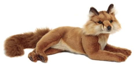 Hansa Fox Lying Stuffed Animal Plush Toy 60cm