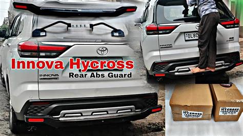 Innova Hycross Rear Abs Bumper Guard Bike Protector Full