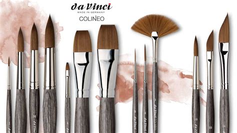 Da Vinci Colineo Synthetic Sable Watercolour Brushes