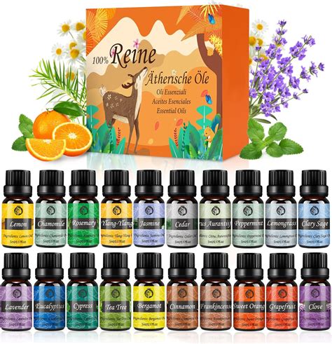 Kit Huiles Essentielles Naturelles Pures Huiles Essentielles Pour