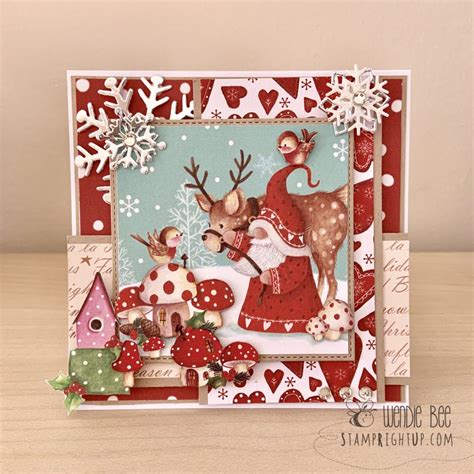 Its Snome Time Cards With Crafters Consortium Paper Collection Stamp