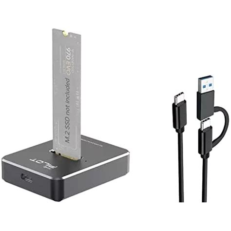 Estación De Acoplamiento M 2 Nvme Y Sata Usb c Adapta Cuotas sin