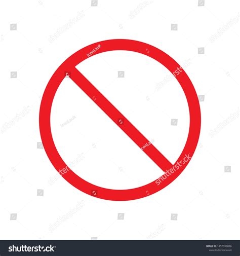 Stop Sign Trendy Outline Style Design Stock Vector (Royalty Free ...