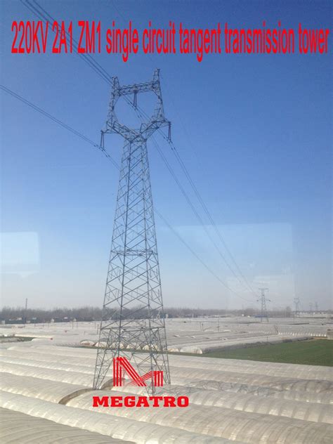 Megatro Kv A Zm Single Circuit Tangent Transmission Tower China