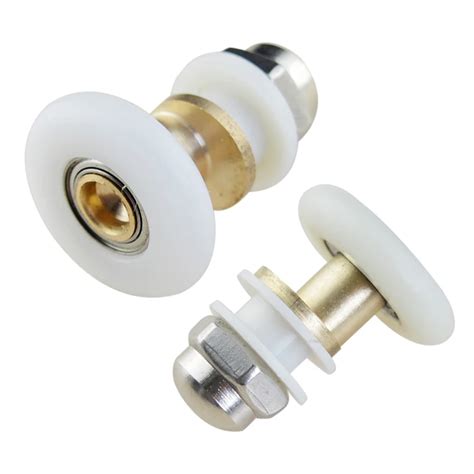 4pcs Bathroom Door Rollers Glass Sliding Door Pulley Copper Core Bearing Wheel Sliding Door