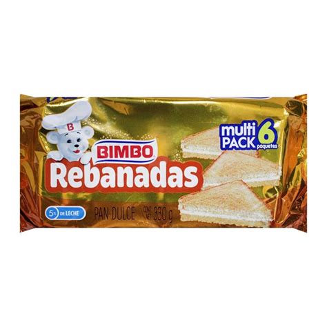 Rebanadas Bimbo 1 Paquete Con 6 Pzas 330 G Walmart