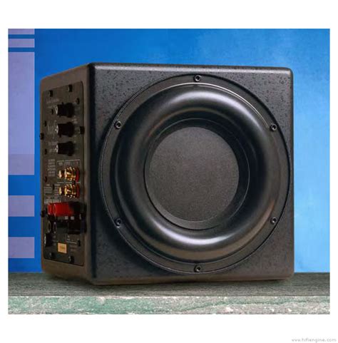 Sunfire True Subwoofer Super Junior Active Subwoofer System Manual ...