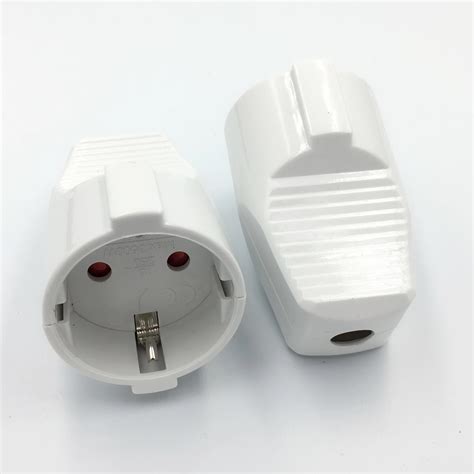 Generic Euro German Standard Extension Cord Connection Plug Male Female