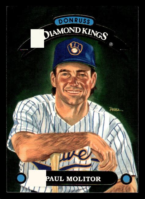 1992 Donruss DK 1 Paul Molitor Diamond Kings NMMT EBay