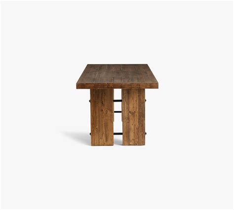 North Reclaimed Wood Extending Dining Table Pottery Barn