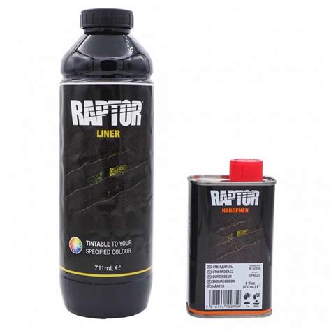 1ltr Tintable Raptor Liner Kit Car Paint Shop